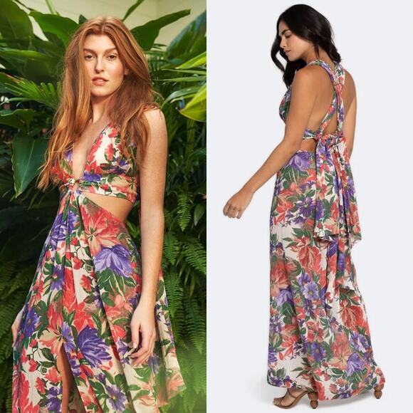 Just BEE Queen Sara Dress Floral C. Gauze - Picture 4 of 14